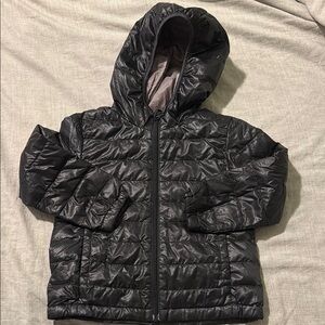 Kids size 3-4 Black Puffer Jacket